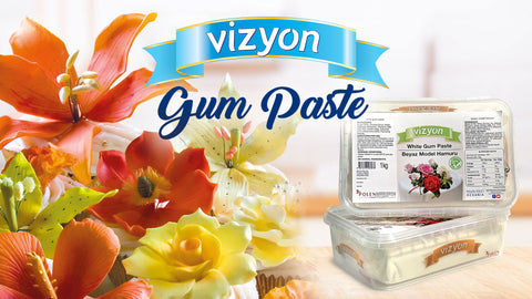 WHITE GUM PASTE 1kg by VIZYON
