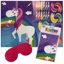 PIN THE TAIL ON THE UNICORN GAME