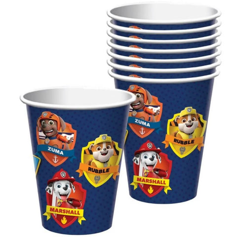 PAW PATROL ADVENTURE DRINKING CUPS 8pk 266ml - Whip It Up Cake Supplies