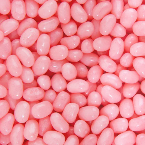 PINK JELLY BEANS PEACH FLAVOUR 200g - Whip It Up Cake Supplies