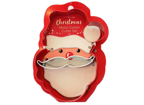 SANTA HEAD COOKIE CUTTER SET