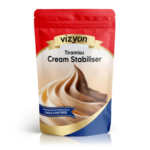 TIRAMISU CREAM STABILISER 200g by VIZYON - Whip It Up Cake Supplies