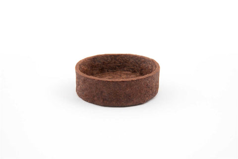 TART SHELL CHOCOLATE SWEET ROUND MEDIUM 55mm x 20 - Whip It Up Cake Supplies