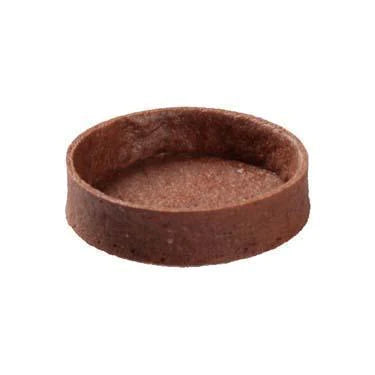 TART SHELL CHOCOLATE SWEET ROUND MEDIUM 55mm x 20 - Whip It Up Cake Supplies