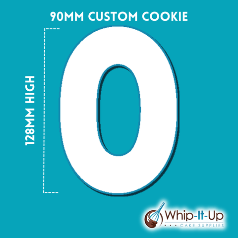 #0 Cookie Cutter 90mm - Whip It Up Cake Supplies