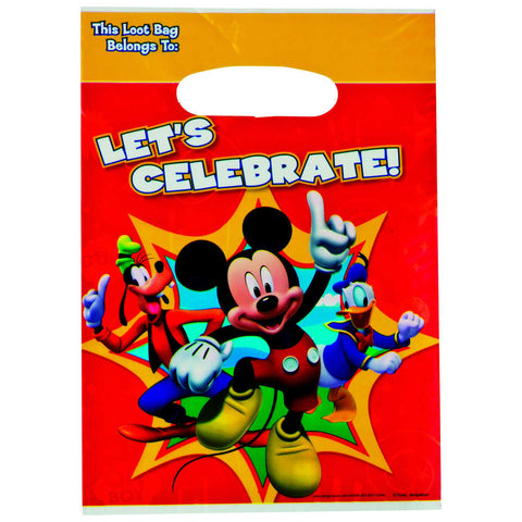 MICKEY MOUSE LOOT BAGS 8pk