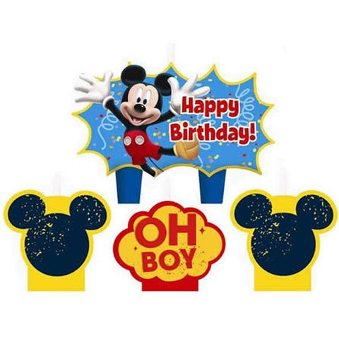 MICKEY MOUSE CANDLE SET of 4 - Whip It Up Cake Supplies