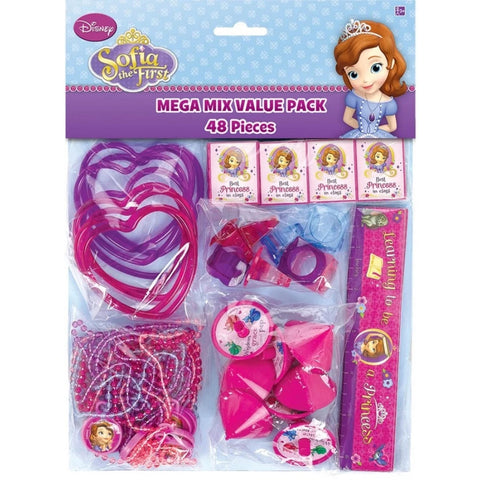 SOFIA THE FIRST MEGA MIX VALUE PACK 48pc - Whip It Up Cake Supplies