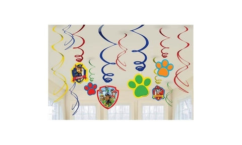 PAW PATROL SWIRL DECORATIONS - Whip It Up Cake Supplies