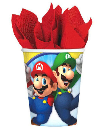 SUPER MARIO CUPS 8pk - Whip It Up Cake Supplies