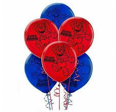 SUPER MARIO LATEX BALLOONS 6pk - Whip It Up Cake Supplies