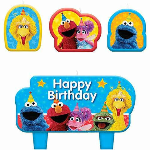 SESAME STREET CANDLE SET OF 4 - Whip It Up Cake Supplies