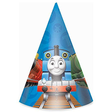 THOMAS & FRIENDS PARTY HAT 8pk - Whip It Up Cake Supplies