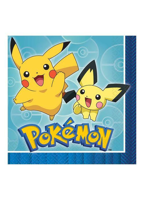 POKEMON NAPKINS 16pk - Whip It Up Cake Supplies