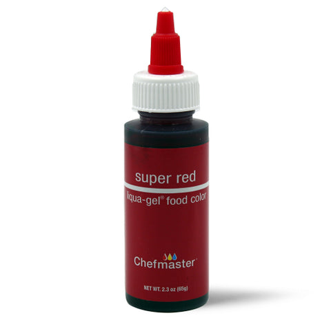 SUPER RED 65g GEL PASTE COLOUR by CHEFMASTER