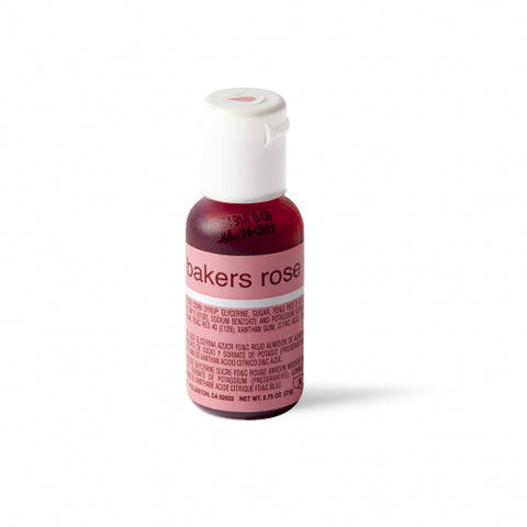 BAKERS ROSE PASTE GEL COLOUR 20g by CHEFMASTER