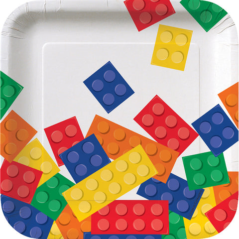 BLOCK PARTY LUNCH PLATES 8pk