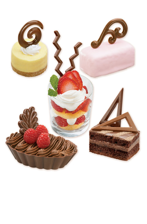 DESSERT ACCENTS CHOCOLATE MOULD - Whip It Up Cake Supplies