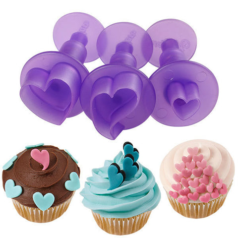 HEARTS MINI PLUNGER CUTTER SET of 3