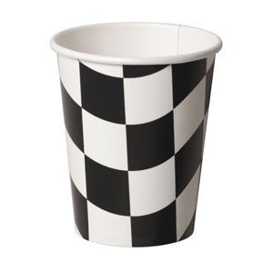 CHECKERED CUPS 8pk