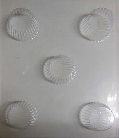 CUPS FLUTED CHOCOLATE MOULD X 5