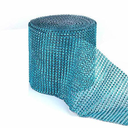 BLUE MESH RIBBON x 1m - Whip It Up Cake Supplies