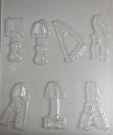 GARDEN TOOLS CHOCOLATE MOULD