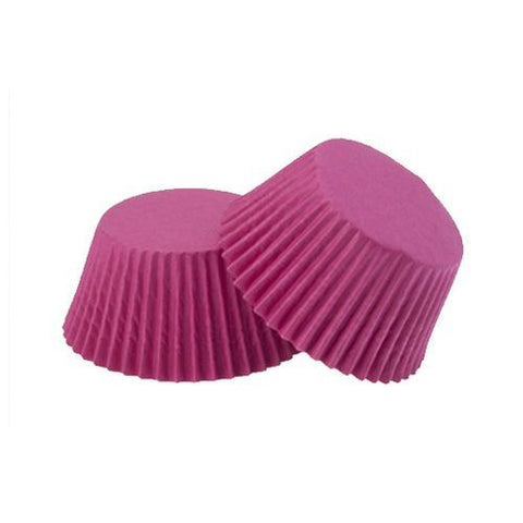 #550 DEEP PINK PAPER CUPCAKE CASES approx 20