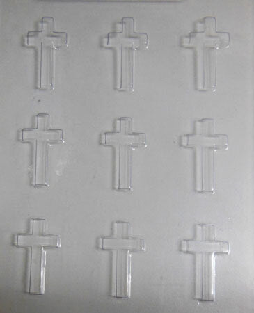 SMALL CROSS CHOCOLATE MOULD - Whip It Up Cake Supplies