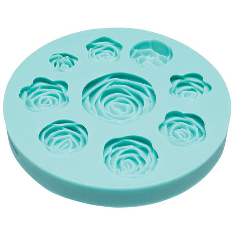 ROSES SILICONE MOULD x 9 DESIGNS