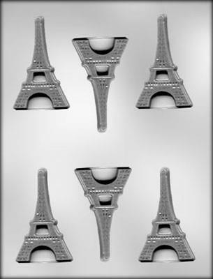 EIFFEL TOWER CHOCOLATE MOULD x 6 - Whip It Up Cake Supplies