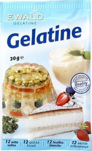 GELATINE 10g / 6 LEAVES