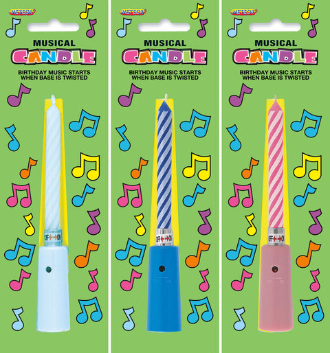 MUSICAL CANDLE x 1 - Whip It Up Cake Supplies