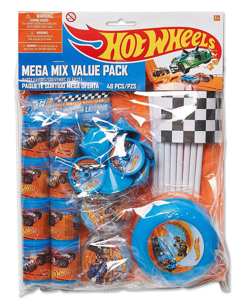HOT WHEELS FAVOUR PACK 48pc LOOT BAG FILLERS