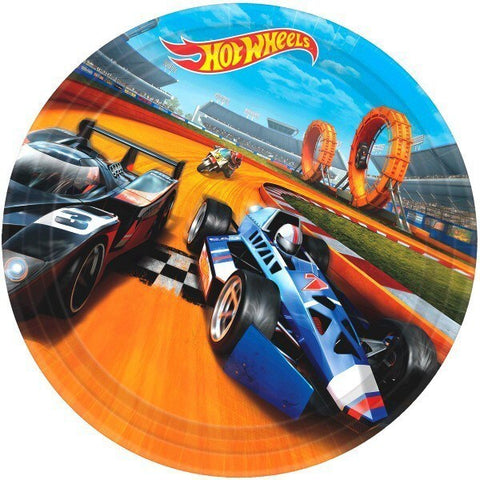 HOT WHEELS RACER 9" PLATES 8pk - Whip It Up Cake Supplies