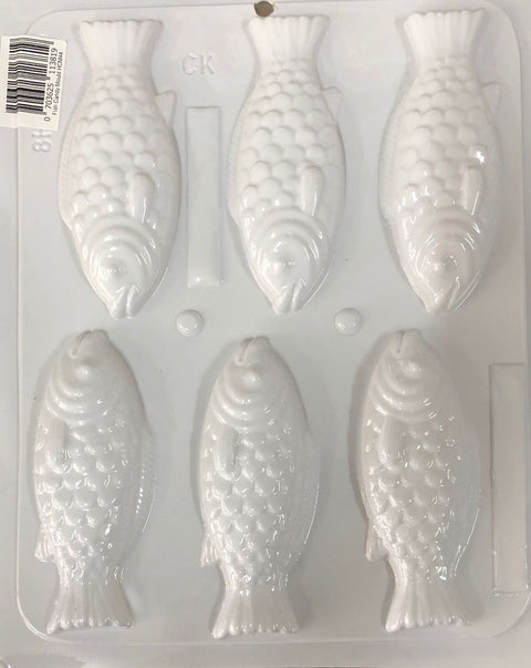 FISH HARD CANDY CHOCOLATE MOULD 10cm - Whip It Up Cake Supplies