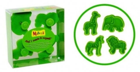 ZOO ANIMALS PLUNGER CUTTERS x 4