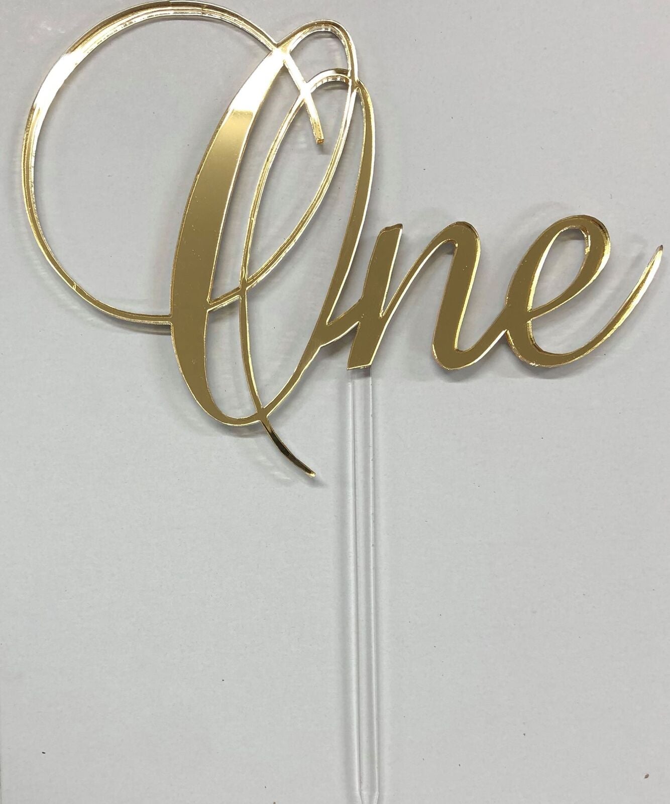 ONE CAKE TOPPERS ACRYLIC & WOOD | Whip It Up Cake Supplies