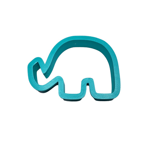 ELEPHANT COOKIE CUTTER TRUNK UP 8cm WIDE