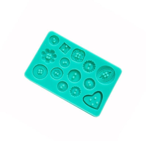 BUTTONS SILICONE MOULD 14 designs