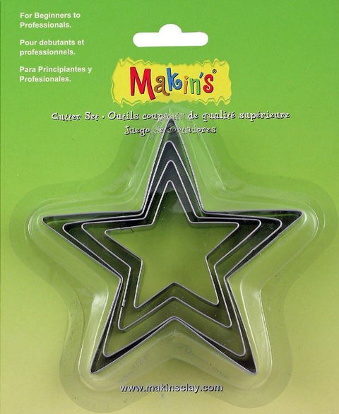 STAR LARGE CUTTERS x 4 - Whip It Up Cake Supplies