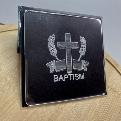 BAPTISM WITH CROSS - RAISE IT UP COOKIE STAMP