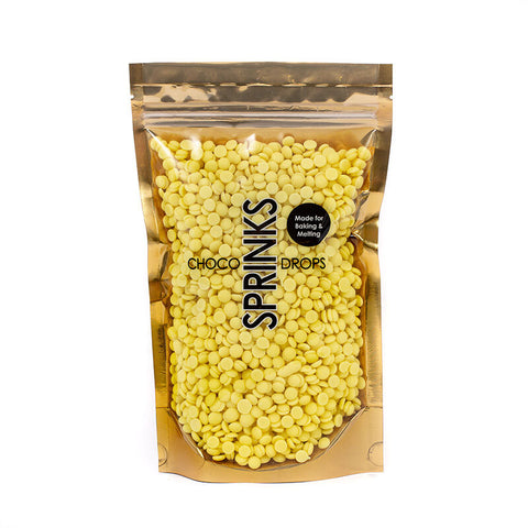 CANARY YELLOW CHOCOLATE DROPS 500g by SPRINK