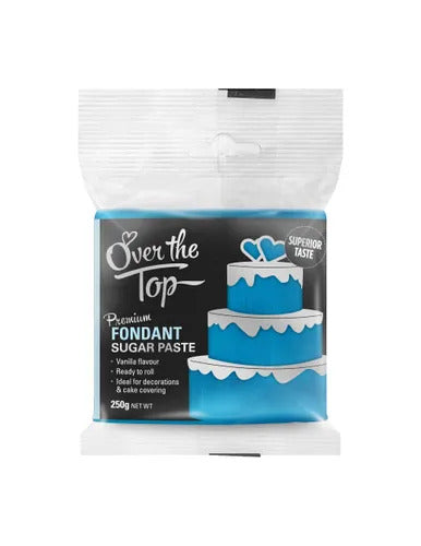 ICE BLUE FONDANT 250g by OVER THE TOP