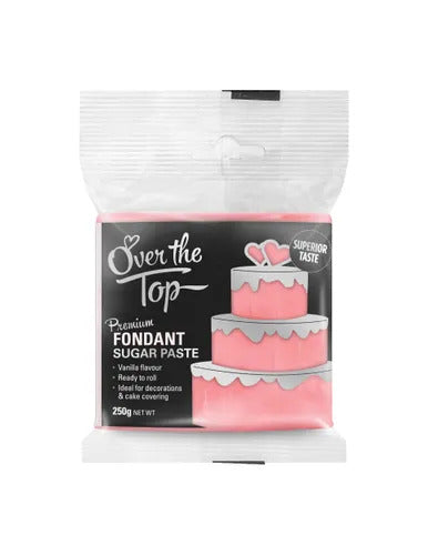 ROSE PINK FONDANT 250g by OVER THE TOP