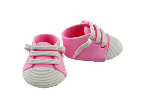 BABY SHOES SPORTY PINK - PAIR - EDIBLE