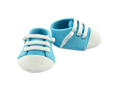 BABY SHOES SPORTY BLUE - PAIR - EDIBLE