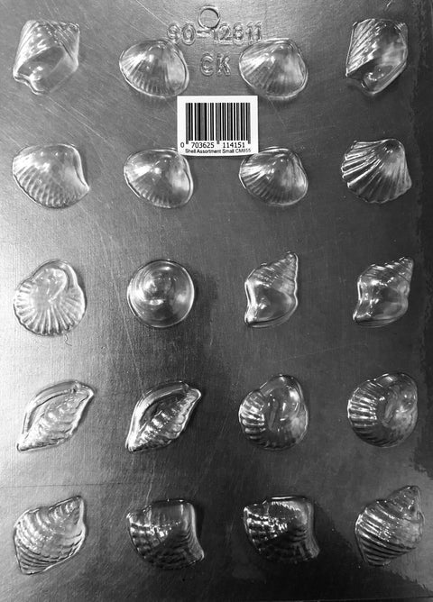 SHELLS CHOCOLATE MOULD x 20 SMALL - Whip It Up Cake Supplies