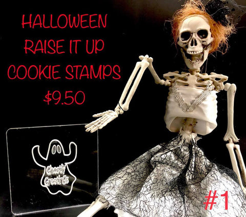 GHOSTLY GREETINGS - RAISE IT UP COOKIE STAMP