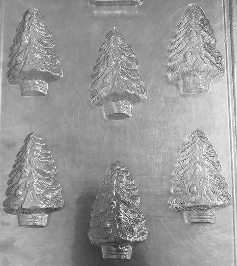 CHRISTMAS TREE x 6 CHOCOLATE MOULD